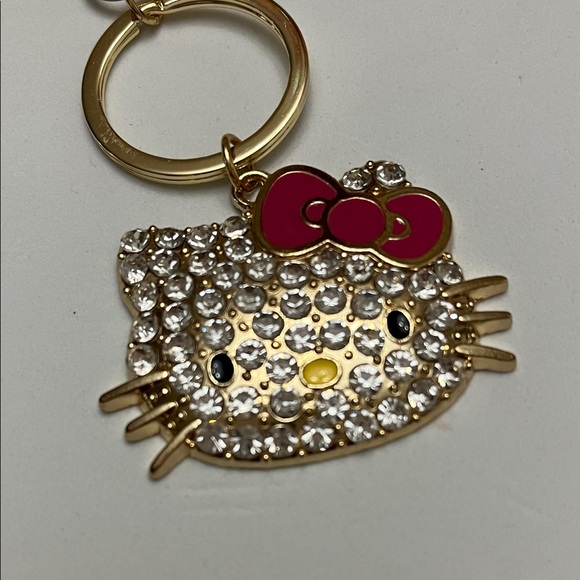 Hello Kitty Rhinestone Keychain/ Handbag Clip - Picture 2 of 4